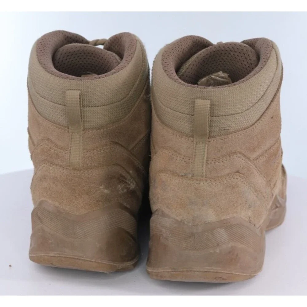 LOWA Sesto Men's Mid Desert Boots Size 14 M Suede Cayote Tan